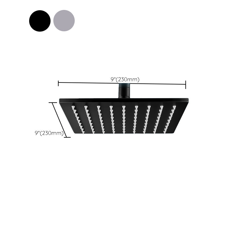 304 Stainless Steel Shower Head Standard Spray Pattern Large Shower Head Clearhalo 'Bathroom Remodel & Bathroom Fixtures' 'Home Improvement' 'home_improvement' 'home_improvement_shower_heads' 'Shower Heads' 'shower_heads' 'Showers & Bathtubs Plumbing' 'Showers & Bathtubs' 7281441