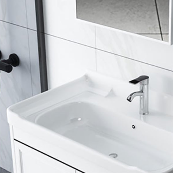 Metal Glam Bathroom Vanity Set Freestanding Single-Sink Bathroom Vanity Clearhalo 'Bathroom Remodel & Bathroom Fixtures' 'Bathroom Vanities' 'bathroom_vanities' 'Home Improvement' 'home_improvement' 'home_improvement_bathroom_vanities' 7282142