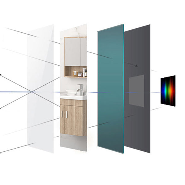 Rectangular Single Sink Vanity Mid-Century Modern Wall Mount Vanity Set Clearhalo 'Bathroom Remodel & Bathroom Fixtures' 'Bathroom Vanities' 'bathroom_vanities' 'Home Improvement' 'home_improvement' 'home_improvement_bathroom_vanities' 7282220