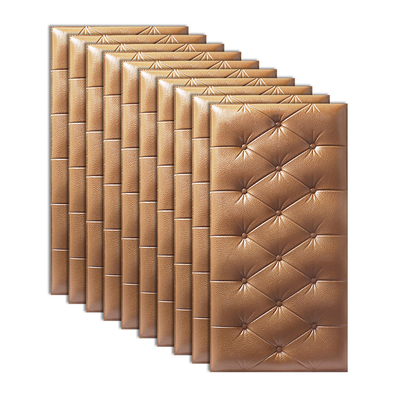 Modern Style Foam Waterproof Wall Paneling Bed Room 3D Embossed Wall Paneling Coffee Clearhalo 'Flooring 'Home Improvement' 'home_improvement' 'home_improvement_wall_paneling' 'Wall Paneling' 'wall_paneling' 'Walls & Ceilings' Walls and Ceiling' 7282982