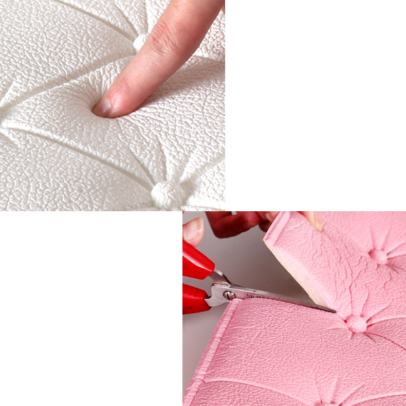 Modern Style Foam Waterproof Wall Paneling Bed Room 3D Embossed Wall Paneling Clearhalo 'Flooring 'Home Improvement' 'home_improvement' 'home_improvement_wall_paneling' 'Wall Paneling' 'wall_paneling' 'Walls & Ceilings' Walls and Ceiling' 7282990