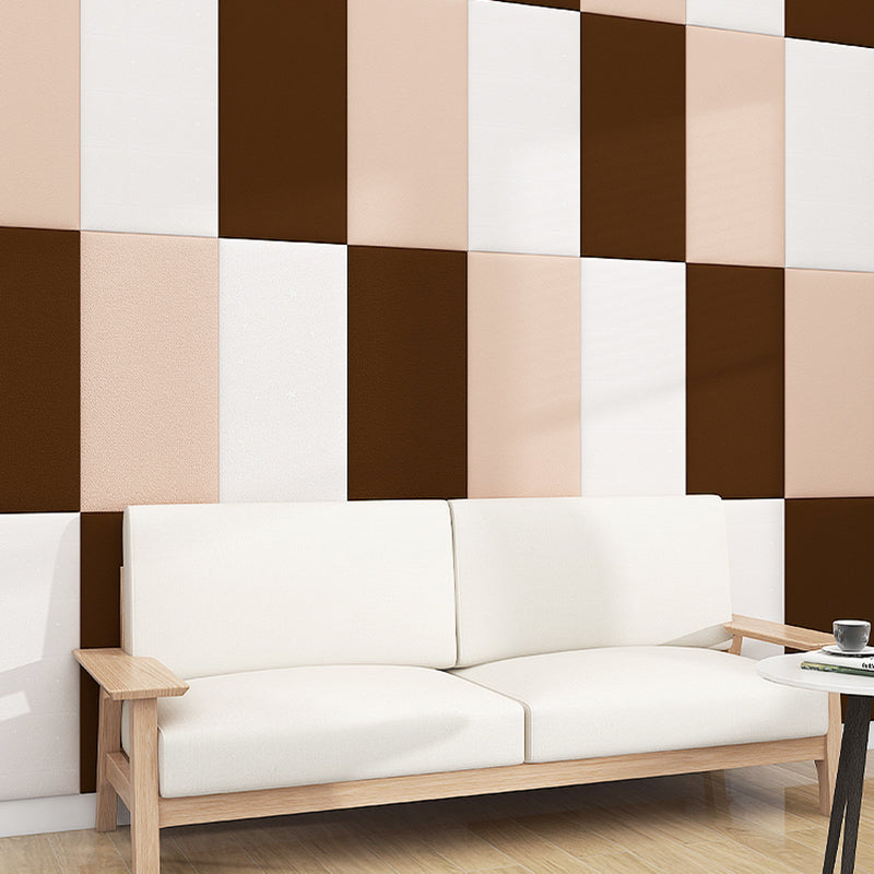 Modern Style Wall Paneling Peel and Stick Wall Paneling with Upholstered Clearhalo 'Flooring 'Home Improvement' 'home_improvement' 'home_improvement_wall_paneling' 'Wall Paneling' 'wall_paneling' 'Walls & Ceilings' Walls and Ceiling' 7282999