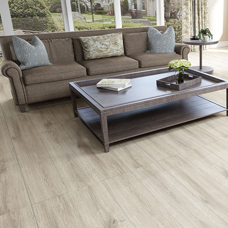 Indoor SPC Flooring Vinyl Wooden Wooden Effect Peel and Stick Flooring Vinyl Off-White Clearhalo 'Flooring 'Home Improvement' 'home_improvement' 'home_improvement_vinyl_flooring' 'Vinyl Flooring' 'vinyl_flooring' Walls and Ceiling' 7283089