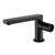 Modern Brass Bathroom Sink Faucet Low Arc with Knob Handle Vessel Faucet Black Short Clearhalo 'Bathroom Remodel & Bathroom Fixtures' 'Bathroom Sink Faucets' 'Bathroom Sinks & Faucet Components' 'bathroom_sink_faucets' 'Home Improvement' 'home_improvement' 'home_improvement_bathroom_sink_faucets' 7283103