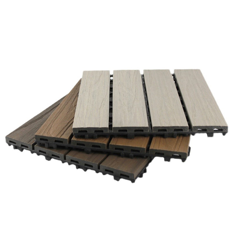 Deck Plank Interlocking Manufactured Wood Flooring Tiles Outdoor Flooring Clearhalo 'Home Improvement' 'home_improvement' 'home_improvement_outdoor_deck_tiles_planks' 'Outdoor Deck Tiles & Planks' 'Outdoor Flooring & Tile' 'Outdoor Remodel' 'outdoor_deck_tiles_planks' 7283132