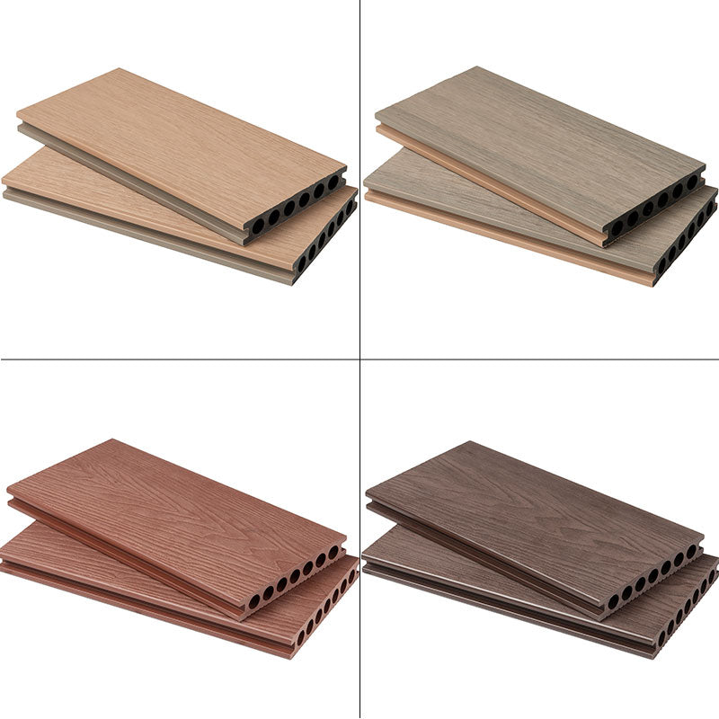 Embossed Nailed Decking Tiles Composite 118" x 5.5" Tile Kit Outdoor Patio Clearhalo 'Home Improvement' 'home_improvement' 'home_improvement_outdoor_deck_tiles_planks' 'Outdoor Deck Tiles & Planks' 'Outdoor Flooring & Tile' 'Outdoor Remodel' 'outdoor_deck_tiles_planks' 7283158