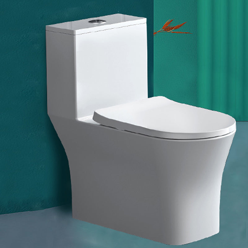 Modern Floor Mounted Toilet Slow Close Seat Included Toilet Bowl for Bathroom 14"L x 28"W x 28"H Clearhalo 'Bathroom Remodel & Bathroom Fixtures' 'Home Improvement' 'home_improvement' 'home_improvement_toilets' 'Toilets & Bidets' 'Toilets' 7285091