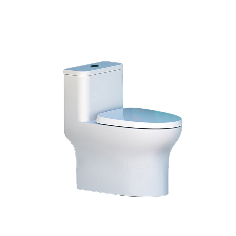Modern Floor Mounted Toilet Slow Close Seat Included Toilet Bowl for Bathroom Clearhalo 'Bathroom Remodel & Bathroom Fixtures' 'Home Improvement' 'home_improvement' 'home_improvement_toilets' 'Toilets & Bidets' 'Toilets' 7285096