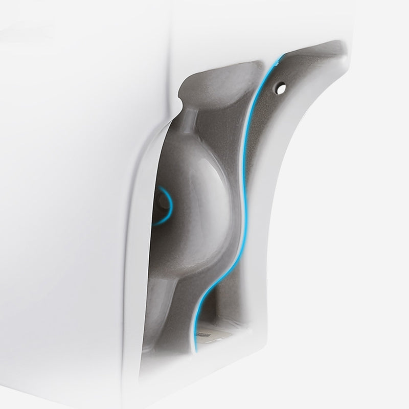 Modern Floor Mounted Toilet Slow Close Seat Included Toilet Bowl for Bathroom Clearhalo 'Bathroom Remodel & Bathroom Fixtures' 'Home Improvement' 'home_improvement' 'home_improvement_toilets' 'Toilets & Bidets' 'Toilets' 7285099