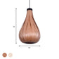 Brown/White Water Drop Pendant Light Asian Style Wooden Single Head Hanging Lamp over Dining Table Clearhalo 'Ceiling Lights' 'Modern Pendants' 'Modern' 'Pendant Lights' 'Pendants' Lighting' 728512