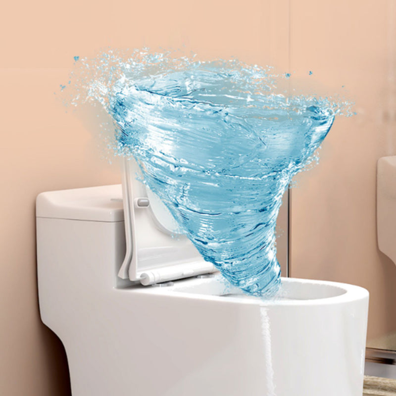 Modern Floor Mounted Toilet White Slow Close Seat Included Toilet Bowl for Washroom Clearhalo 'Bathroom Remodel & Bathroom Fixtures' 'Home Improvement' 'home_improvement' 'home_improvement_toilets' 'Toilets & Bidets' 'Toilets' 7285120