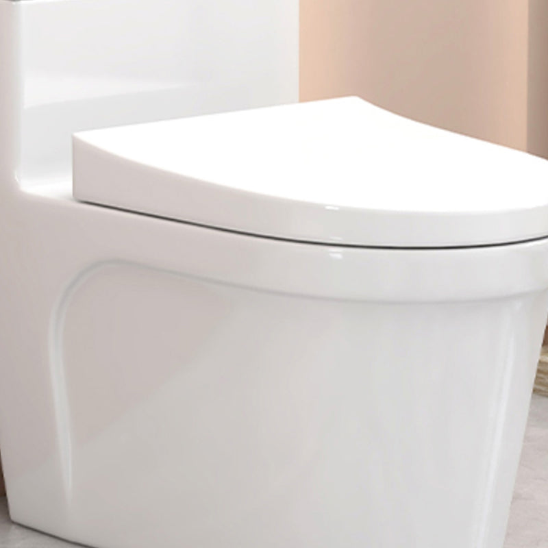 Modern Floor Mounted Toilet White Slow Close Seat Included Toilet Bowl for Washroom Clearhalo 'Bathroom Remodel & Bathroom Fixtures' 'Home Improvement' 'home_improvement' 'home_improvement_toilets' 'Toilets & Bidets' 'Toilets' 7285123