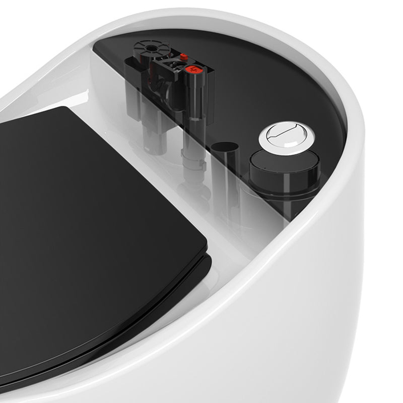 Contemporary Flush Toilet Floor Mounted Siphon Jet Porcelain Toilet Bowl Clearhalo 'Bathroom Remodel & Bathroom Fixtures' 'Home Improvement' 'home_improvement' 'home_improvement_toilets' 'Toilets & Bidets' 'Toilets' 7285144