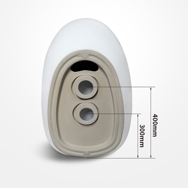 Contemporary Flush Toilet Floor Mounted Siphon Jet Porcelain Toilet Bowl Clearhalo 'Bathroom Remodel & Bathroom Fixtures' 'Home Improvement' 'home_improvement' 'home_improvement_toilets' 'Toilets & Bidets' 'Toilets' 7285147