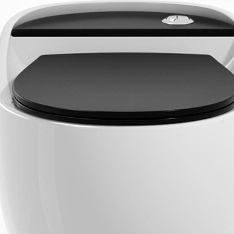 Contemporary Flush Toilet Floor Mounted Siphon Jet Porcelain Toilet Bowl Clearhalo 'Bathroom Remodel & Bathroom Fixtures' 'Home Improvement' 'home_improvement' 'home_improvement_toilets' 'Toilets & Bidets' 'Toilets' 7285150