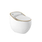 Contemporary Flush Toilet Floor Mounted Siphon Jet Porcelain Toilet Bowl White Gold Clearhalo 'Bathroom Remodel & Bathroom Fixtures' 'Home Improvement' 'home_improvement' 'home_improvement_toilets' 'Toilets & Bidets' 'Toilets' 7285156