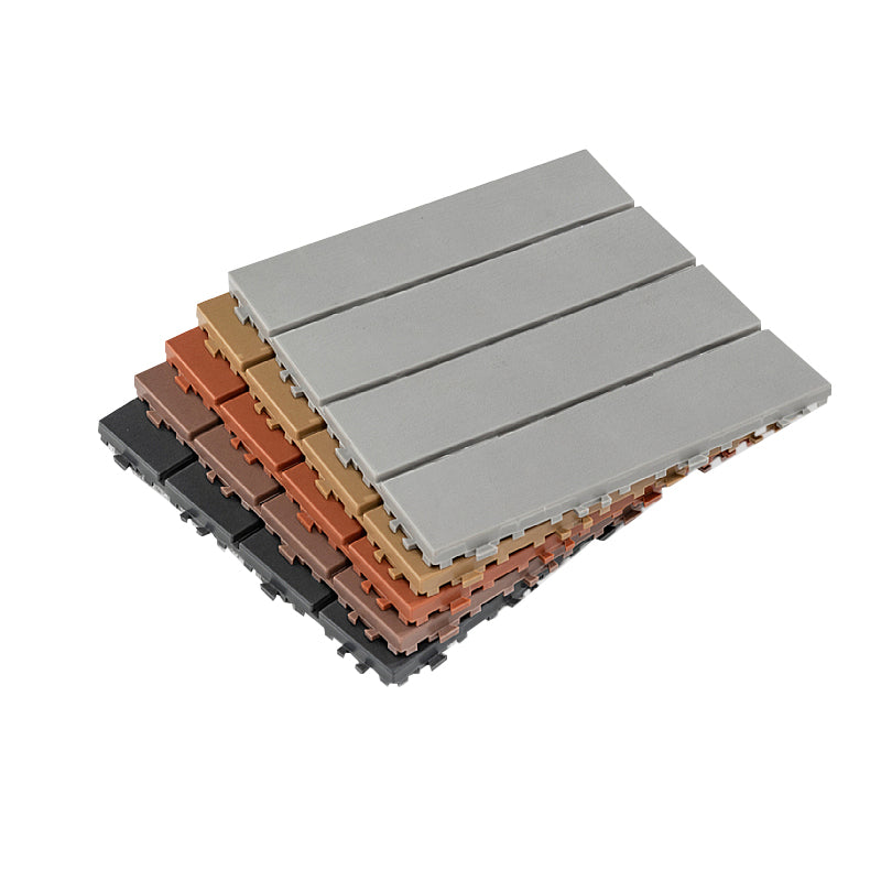 Modern Style WPC Flooring Anti-corrosion Square Wood Flooring Clearhalo 'Flooring 'Hardwood Flooring' 'hardwood_flooring' 'Home Improvement' 'home_improvement' 'home_improvement_hardwood_flooring' Walls and Ceiling' 7285398