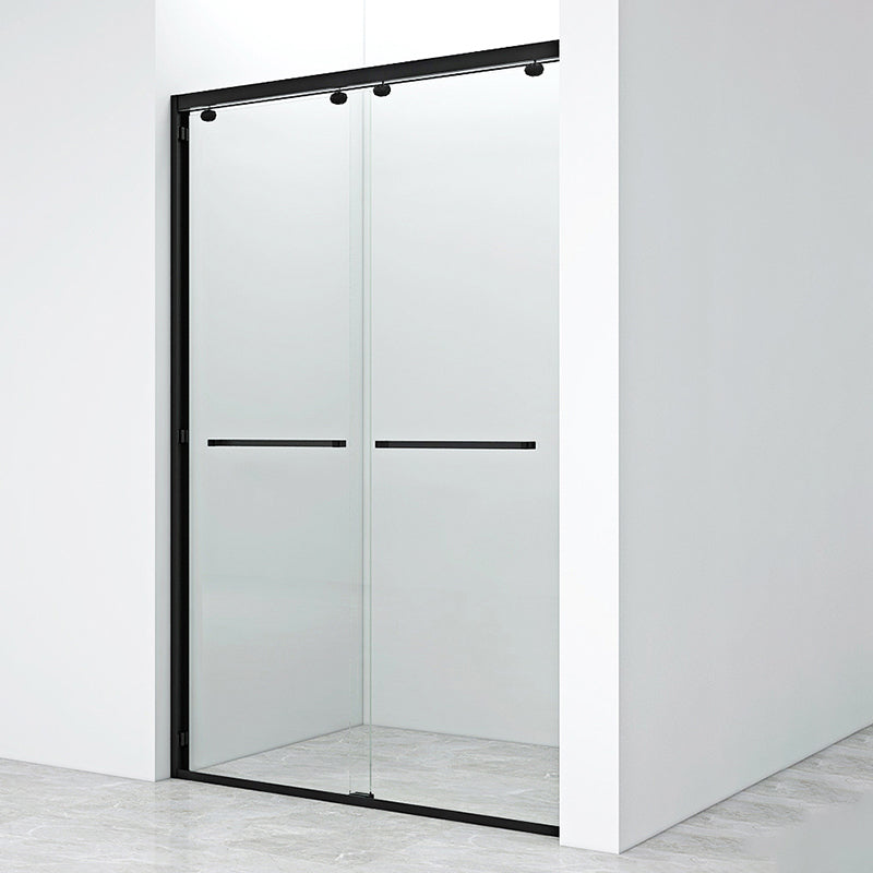 Translucent Shower Semi Frameless Transparent Shower Bath Door Double Sliding Shower Bath ...