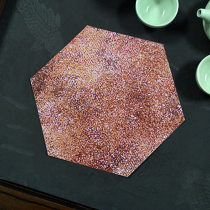 Peel & Stick Tile Stain Resistant Hexagonal Plastic Peel & Stick Tile 20-Pack Clearhalo 'Flooring 'Home Improvement' 'home_improvement' 'home_improvement_peel_stick_blacksplash' 'Peel & Stick Backsplash Tile' 'peel_stick_blacksplash' 'Walls & Ceilings' Walls and Ceiling' 7286728