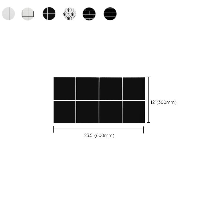 Single Tile Wallpaper Plastic Peel and Stick Wall Tile with Rectangular Shape Clearhalo 'Flooring 'Home Improvement' 'home_improvement' 'home_improvement_peel_stick_blacksplash' 'Peel & Stick Backsplash Tile' 'peel_stick_blacksplash' 'Walls & Ceilings' Walls and Ceiling' 7286738