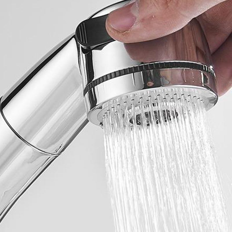 Modern Chrome Sink Faucet Brass Bathroom Low Arc Lifting Faucet Clearhalo 'Bathroom Remodel & Bathroom Fixtures' 'Bathroom Sink Faucets' 'Bathroom Sinks & Faucet Components' 'bathroom_sink_faucets' 'Home Improvement' 'home_improvement' 'home_improvement_bathroom_sink_faucets' 7286778