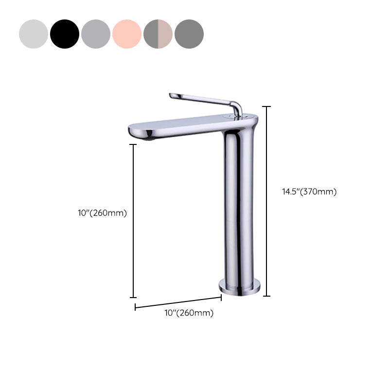 Square Single Hole Sink Faucet Low Arc Bathroom Brass Sink Faucet Clearhalo 'Bathroom Remodel & Bathroom Fixtures' 'Bathroom Sink Faucets' 'Bathroom Sinks & Faucet Components' 'bathroom_sink_faucets' 'Home Improvement' 'home_improvement' 'home_improvement_bathroom_sink_faucets' 7286856