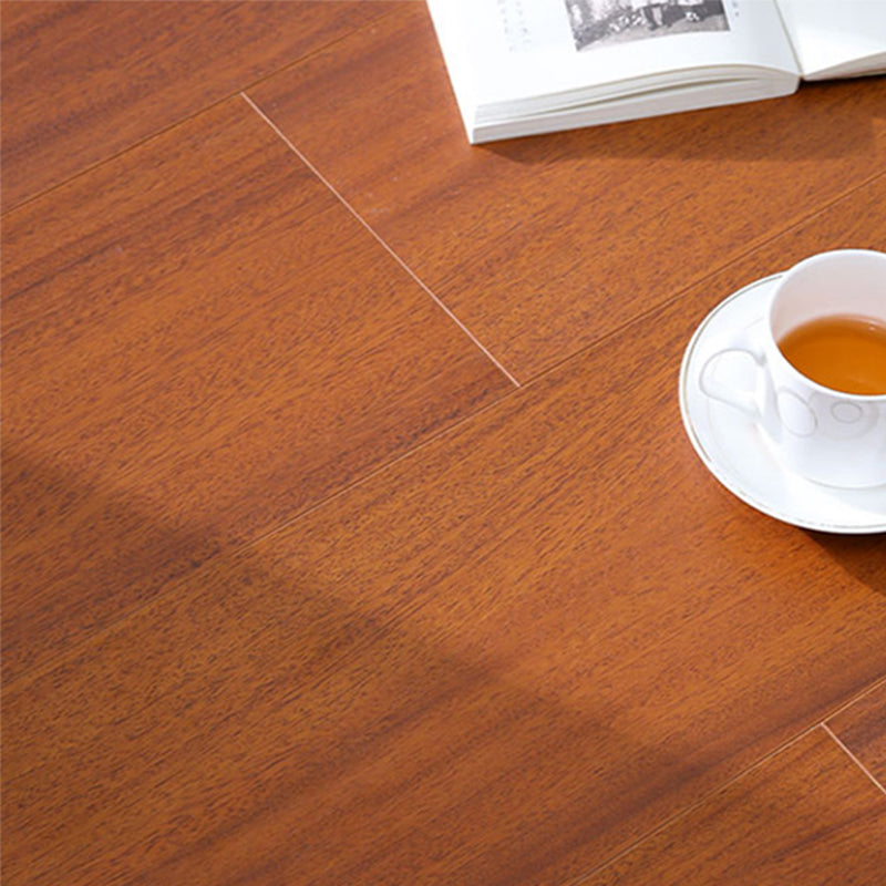 Modern Style Wood Flooring Waterproof Rectangle Smooth Wood Flooring Ginger Clearhalo 'Flooring 'Hardwood Flooring' 'hardwood_flooring' 'Home Improvement' 'home_improvement' 'home_improvement_hardwood_flooring' Walls and Ceiling' 7286888
