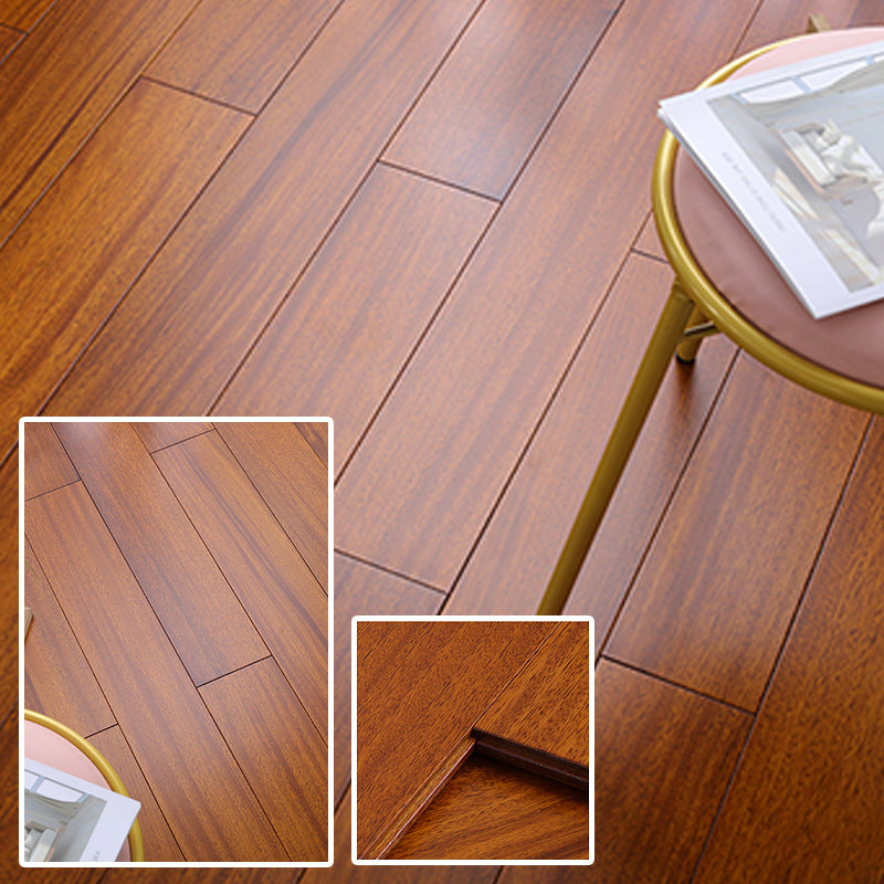 Modern Style Wood Flooring Scratch Resistant Rectangle Nail Wood Flooring Clearhalo 'Flooring 'Hardwood Flooring' 'hardwood_flooring' 'Home Improvement' 'home_improvement' 'home_improvement_hardwood_flooring' Walls and Ceiling' 7286907