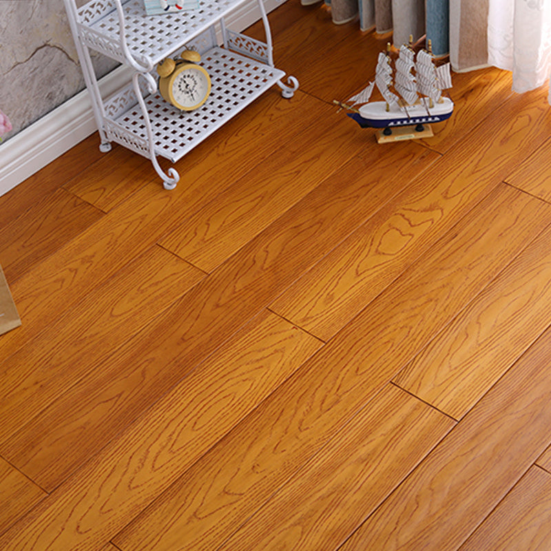 Modern Style Wood Flooring Scratch Resistant Rectangle Nail Wood Flooring Clearhalo 'Flooring 'Hardwood Flooring' 'hardwood_flooring' 'Home Improvement' 'home_improvement' 'home_improvement_hardwood_flooring' Walls and Ceiling' 7286919