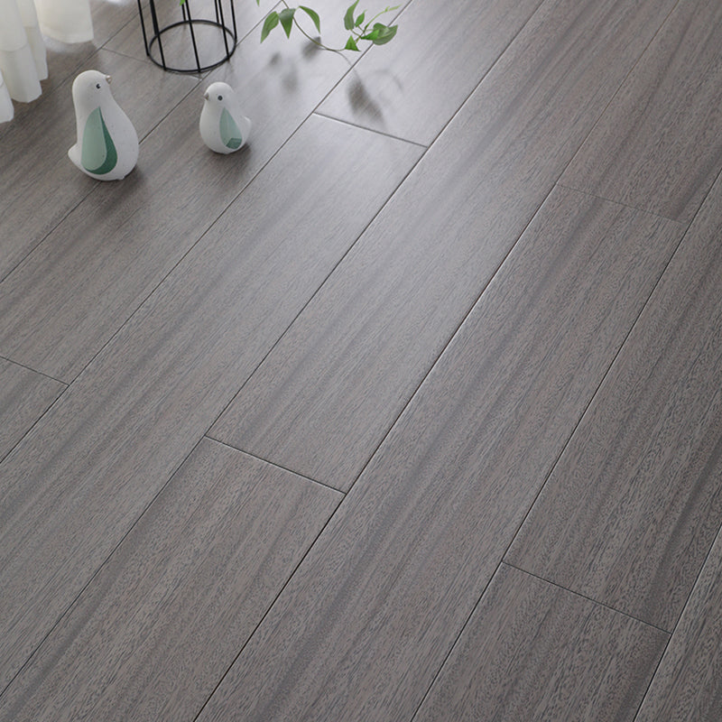 Modern Style Wood Flooring Scratch Resistant Rectangle Nail Wood Flooring 36"L x 6"W x 1"H Brown Grey Clearhalo 'Flooring 'Hardwood Flooring' 'hardwood_flooring' 'Home Improvement' 'home_improvement' 'home_improvement_hardwood_flooring' Walls and Ceiling' 7286921