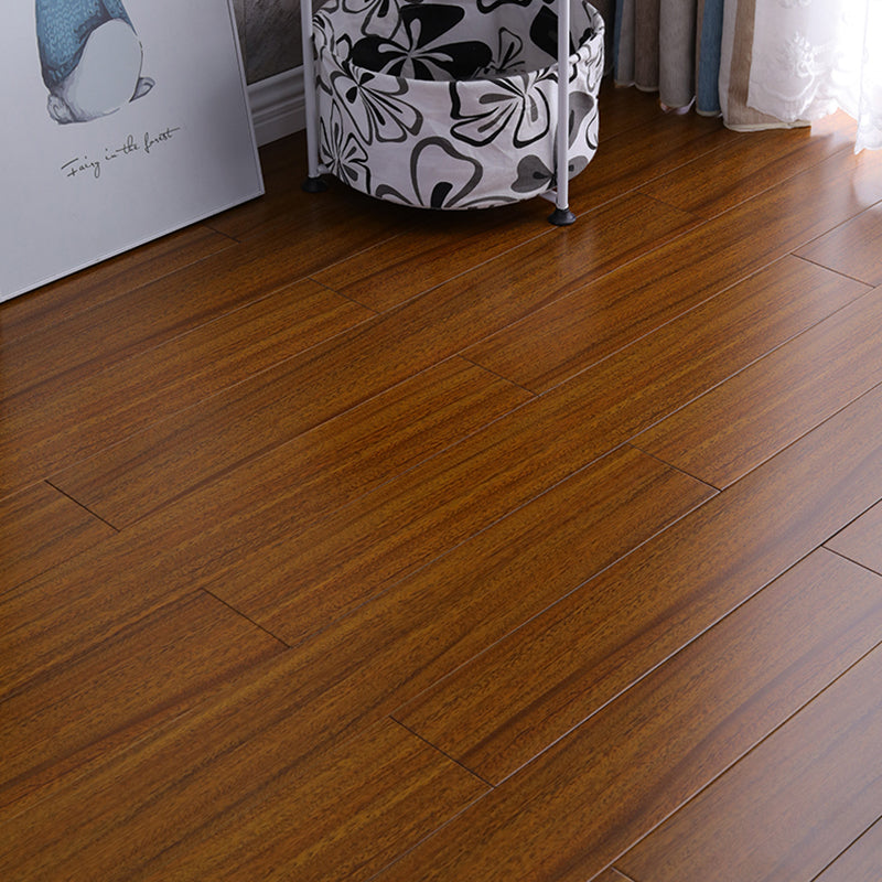 Modern Style Wood Flooring Scratch Resistant Rectangle Nail Wood Flooring 36"L x 5"W x 1"H Brown 269.0 sq ft. - 225 Pieces Clearhalo 'Flooring 'Hardwood Flooring' 'hardwood_flooring' 'Home Improvement' 'home_improvement' 'home_improvement_hardwood_flooring' Walls and Ceiling' 7286922