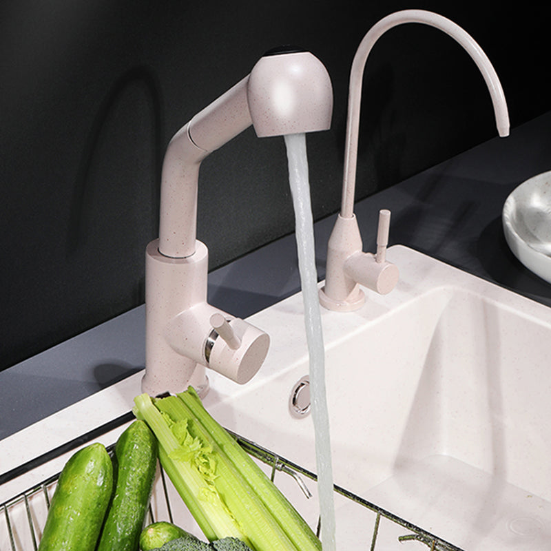 Single Bowl Kitchen Sink Quartz Modern Kitchen Sink with Strainer Clearhalo 'Home Improvement' 'home_improvement' 'home_improvement_kitchen_sinks' 'Kitchen Remodel & Kitchen Fixtures' 'Kitchen Sinks & Faucet Components' 'Kitchen Sinks' 'kitchen_sinks' 7287005