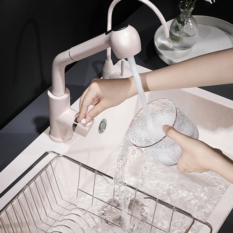 Single Bowl Kitchen Sink Quartz Modern Kitchen Sink with Strainer Clearhalo 'Home Improvement' 'home_improvement' 'home_improvement_kitchen_sinks' 'Kitchen Remodel & Kitchen Fixtures' 'Kitchen Sinks & Faucet Components' 'Kitchen Sinks' 'kitchen_sinks' 7287007