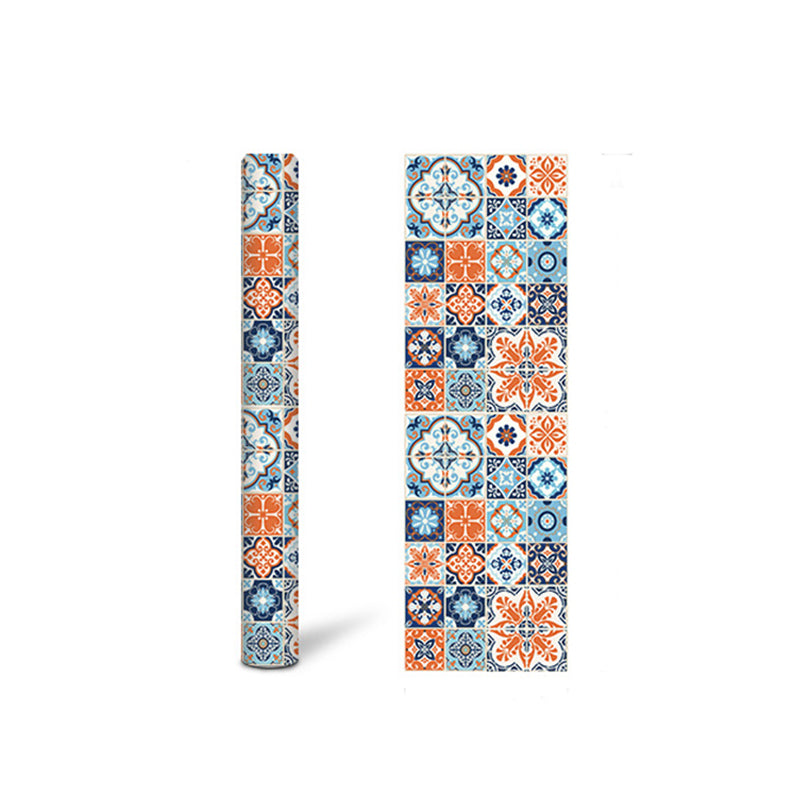 Modern Vinyl Plank Flooring Porcelain Tile Look Self Adhesive PVC Flooring Clearhalo 'Flooring 'Home Improvement' 'home_improvement' 'home_improvement_vinyl_flooring' 'Vinyl Flooring' 'vinyl_flooring' Walls and Ceiling' 7287340