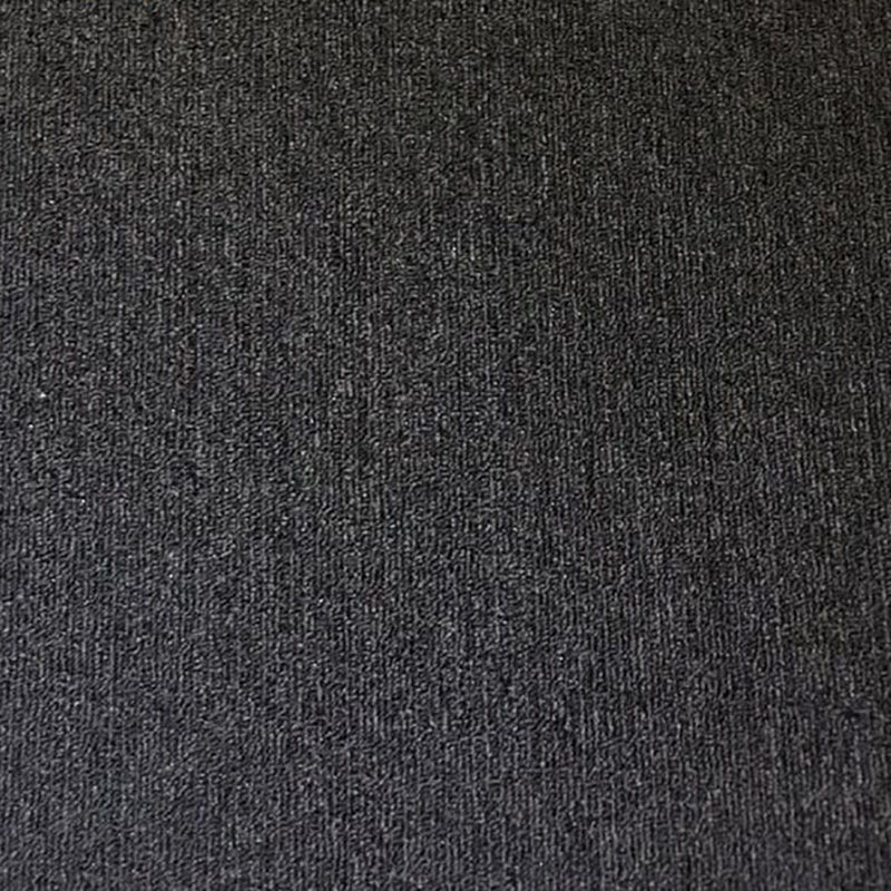Modern Carpet Tile Non-Skid Fade Resistant Geometry Loose Lay Carpet Tiles Dining Room Matte Black Clearhalo 'Carpet Tiles & Carpet Squares' 'carpet_tiles_carpet_squares' 'Flooring 'Home Improvement' 'home_improvement' 'home_improvement_carpet_tiles_carpet_squares' Walls and Ceiling' 7289355