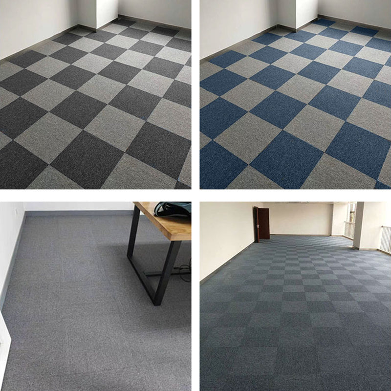Modern Carpet Tile Non-Skid Fade Resistant Geometry Loose Lay Carpet Tiles Dining Room Clearhalo 'Carpet Tiles & Carpet Squares' 'carpet_tiles_carpet_squares' 'Flooring 'Home Improvement' 'home_improvement' 'home_improvement_carpet_tiles_carpet_squares' Walls and Ceiling' 7289359