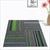 Modern Carpet Tile Non-Skid Fade Resistant Geometry Loose Lay Carpet Tiles Dining Room Dark Heather Gray Asphalt Clearhalo 'Carpet Tiles & Carpet Squares' 'carpet_tiles_carpet_squares' 'Flooring 'Home Improvement' 'home_improvement' 'home_improvement_carpet_tiles_carpet_squares' Walls and Ceiling' 7289381