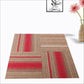 Modern Carpet Tile Non-Skid Fade Resistant Geometry Loose Lay Carpet Tiles Dining Room Beige-Red Asphalt Clearhalo 'Carpet Tiles & Carpet Squares' 'carpet_tiles_carpet_squares' 'Flooring 'Home Improvement' 'home_improvement' 'home_improvement_carpet_tiles_carpet_squares' Walls and Ceiling' 7289382