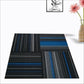 Modern Carpet Tile Non-Skid Fade Resistant Geometry Loose Lay Carpet Tiles Dining Room Black Khaki Asphalt Clearhalo 'Carpet Tiles & Carpet Squares' 'carpet_tiles_carpet_squares' 'Flooring 'Home Improvement' 'home_improvement' 'home_improvement_carpet_tiles_carpet_squares' Walls and Ceiling' 7289384