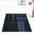 Modern Carpet Tile Non-Skid Fade Resistant Geometry Loose Lay Carpet Tiles Dining Room Black/ Khaki Asphalt Clearhalo 'Carpet Tiles & Carpet Squares' 'carpet_tiles_carpet_squares' 'Flooring 'Home Improvement' 'home_improvement' 'home_improvement_carpet_tiles_carpet_squares' Walls and Ceiling' 7289384