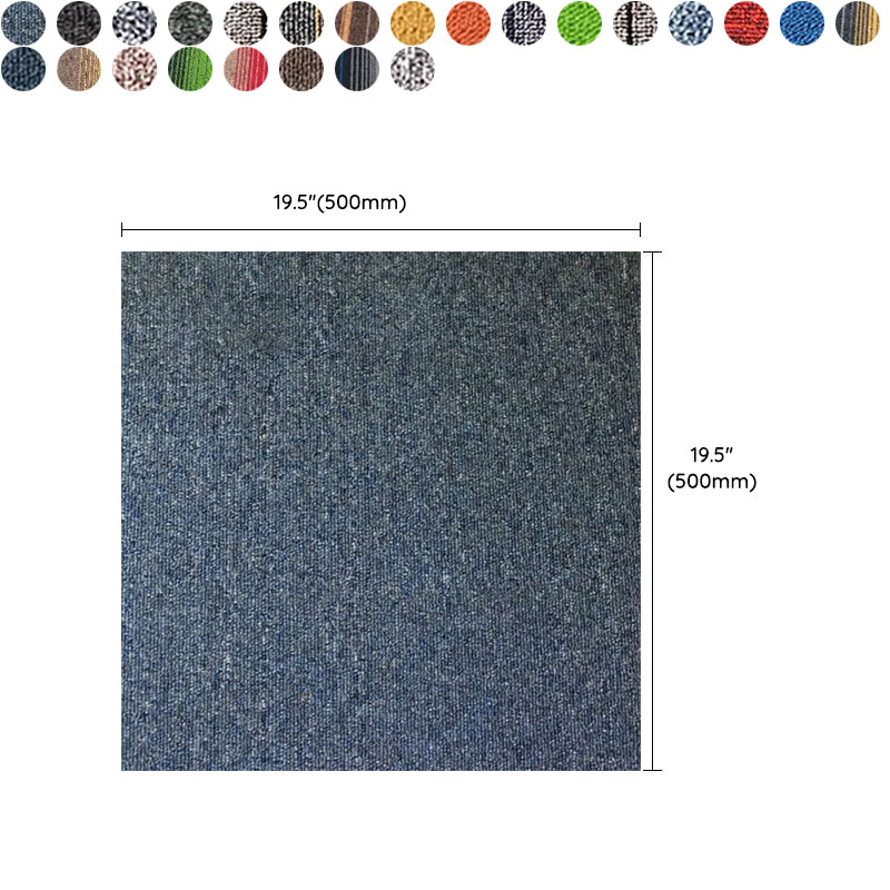 Modern Carpet Tile Non-Skid Fade Resistant Geometry Loose Lay Carpet Tiles Dining Room Clearhalo 'Carpet Tiles & Carpet Squares' 'carpet_tiles_carpet_squares' 'Flooring 'Home Improvement' 'home_improvement' 'home_improvement_carpet_tiles_carpet_squares' Walls and Ceiling' 7289386
