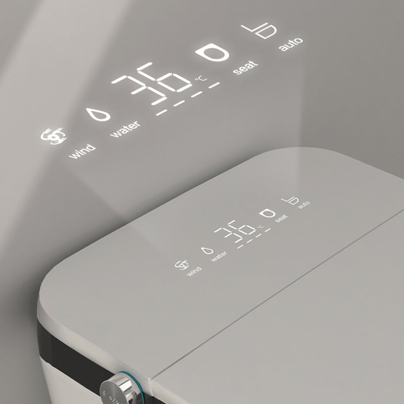 Modern Floor Mounted Toilet Bowl Porcelain Siphon Jet All In One Toilet Clearhalo 'Bathroom Remodel & Bathroom Fixtures' 'Home Improvement' 'home_improvement' 'home_improvement_toilets' 'Toilets & Bidets' 'Toilets' 7289464