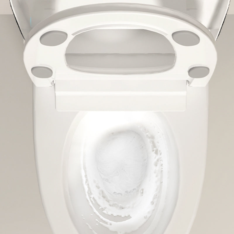 Modern Floor Mounted Toilet Bowl Porcelain Siphon Jet All In One Toilet Clearhalo 'Bathroom Remodel & Bathroom Fixtures' 'Home Improvement' 'home_improvement' 'home_improvement_toilets' 'Toilets & Bidets' 'Toilets' 7289467