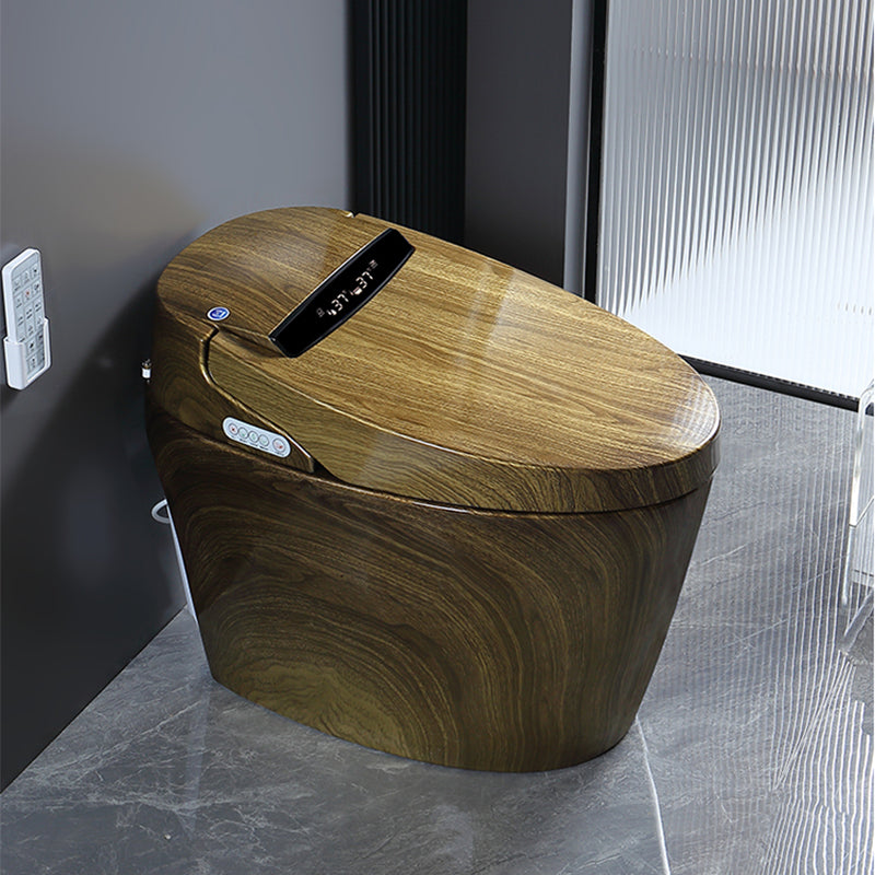 Contemporary Floor Mount Bidet Elongated Heated Seat Foot Sensor Ceramic Clearhalo 'Bathroom Remodel & Bathroom Fixtures' 'Bidets' 'Home Improvement' 'home_improvement' 'home_improvement_bidets' 'Toilets & Bidets' 7290085