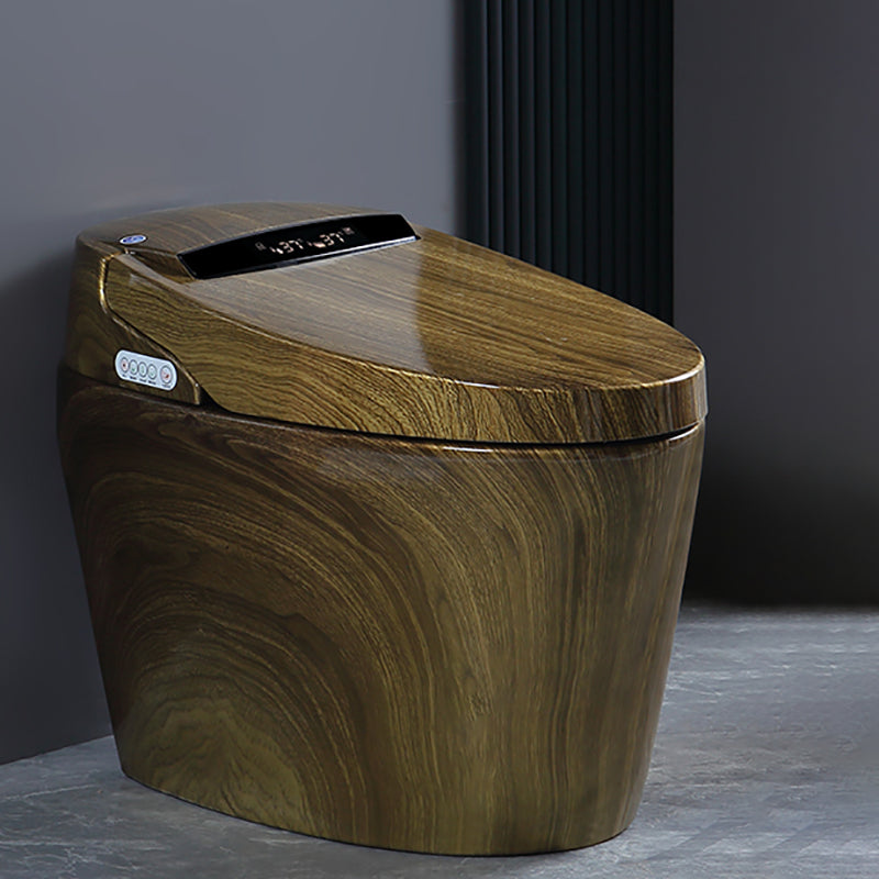 Contemporary Floor Mount Bidet Elongated Heated Seat Foot Sensor Ceramic Clearhalo 'Bathroom Remodel & Bathroom Fixtures' 'Bidets' 'Home Improvement' 'home_improvement' 'home_improvement_bidets' 'Toilets & Bidets' 7290093