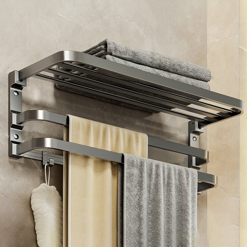 Traditional Bathroom Accessory As Individual Or As a Set in Grey Clearhalo 'Bathroom Hardware Sets' 'Bathroom Hardware' 'Bathroom Remodel & Bathroom Fixtures' 'bathroom_hardware_sets' 'Home Improvement' 'home_improvement' 'home_improvement_bathroom_hardware_sets' 7290151