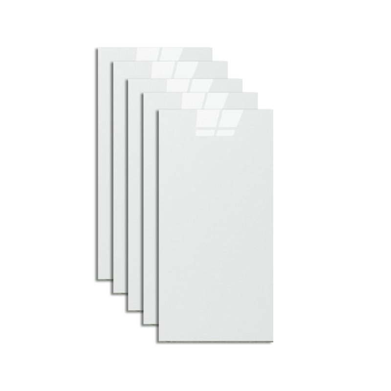 Modern Style Peel & Stick Tile Single Tile Wallpaper with Waterproof Gloss White Clearhalo 'Flooring 'Home Improvement' 'home_improvement' 'home_improvement_peel_stick_blacksplash' 'Peel & Stick Backsplash Tile' 'peel_stick_blacksplash' 'Walls & Ceilings' Walls and Ceiling' 7291536
