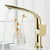 Glam Brass Bathroom Sink Faucet with 1-Handle Lavatory Faucet Gold Short Clearhalo 'Bathroom Remodel & Bathroom Fixtures' 'Bathroom Sink Faucets' 'Bathroom Sinks & Faucet Components' 'bathroom_sink_faucets' 'Home Improvement' 'home_improvement' 'home_improvement_bathroom_sink_faucets' 7291561