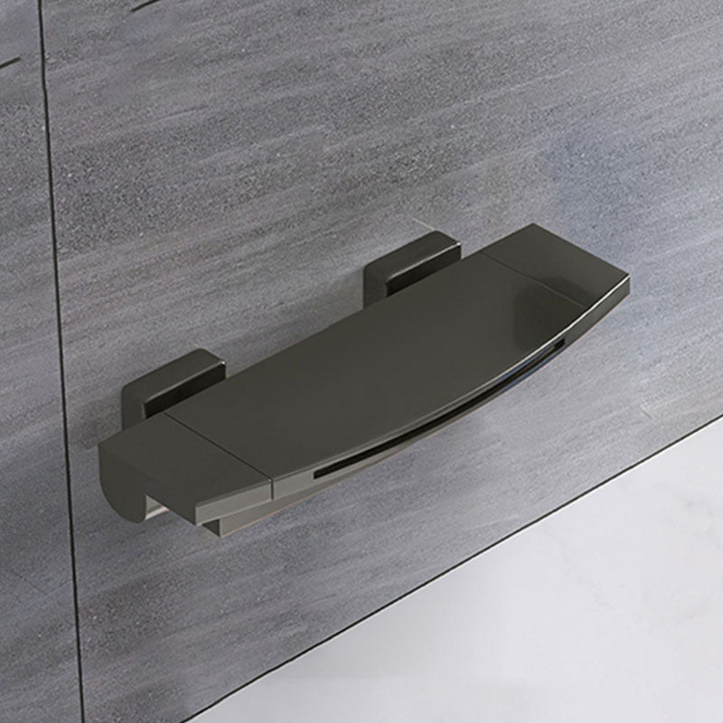 Modern Bathtub Faucet Waterfall Handheld Shower Head Bathtub Faucet Gun Grey Hand Shower Not Included Clearhalo 'Bathroom Remodel & Bathroom Fixtures' 'Bathtub Faucets' 'bathtub_faucets' 'Home Improvement' 'home_improvement' 'home_improvement_bathtub_faucets' 7291780