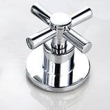 Contemporary Bathroom Faucet Deck Mounted Copper Low Arc Roman Tub Set Clearhalo 'Bathroom Remodel & Bathroom Fixtures' 'Bathtub Faucets' 'bathtub_faucets' 'Home Improvement' 'home_improvement' 'home_improvement_bathtub_faucets' 7291843